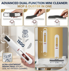 Zetnova™ Self-Squeeze Mini Mop – 2 Free Refills Included