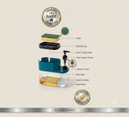 Zetnova™ EasyPress™ 3-in-1 Soap Dispenser & Sponge Holder