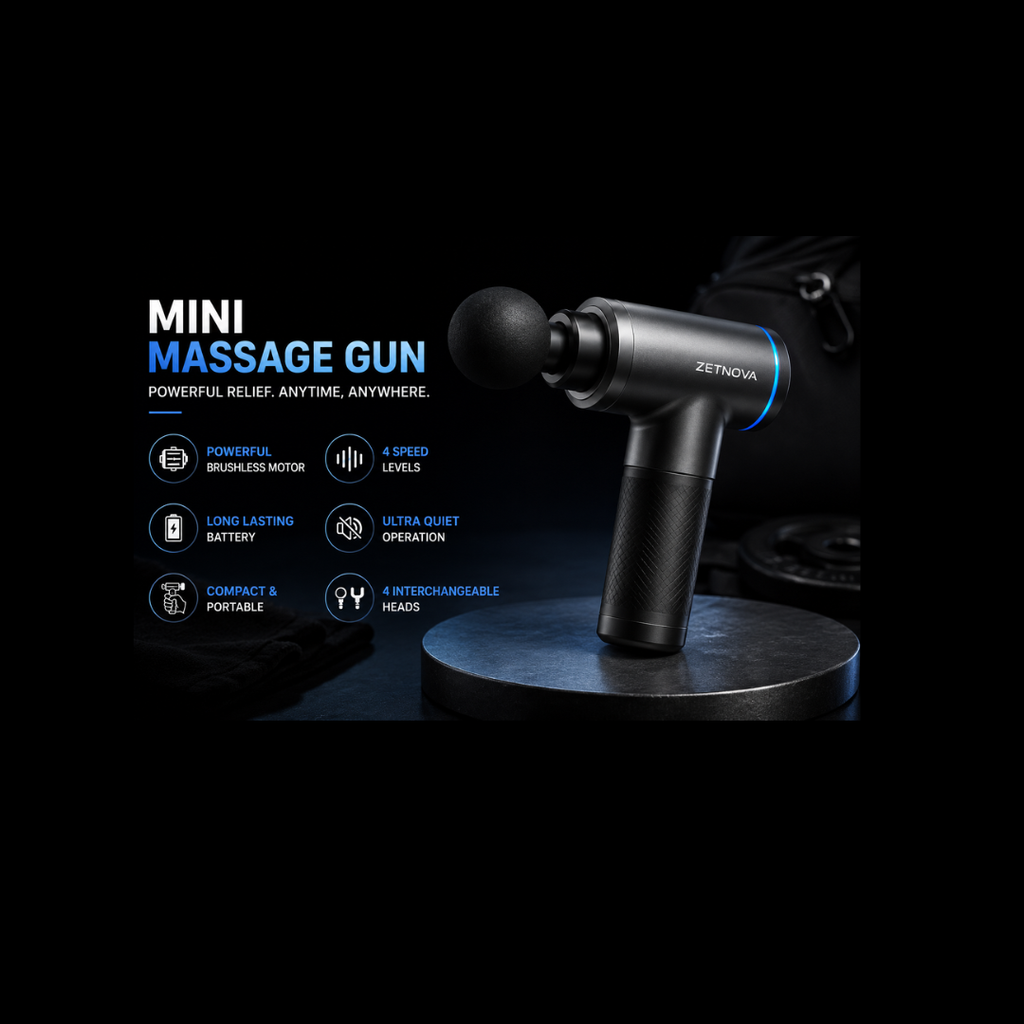 Zetnova Mini Massage Gun | Deep Tissue Muscle Massager